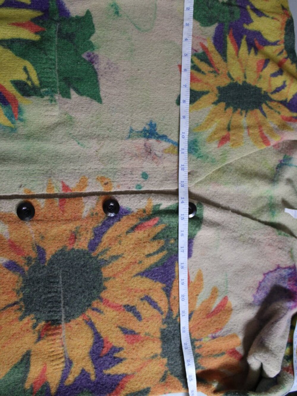 Boutique Inspired Cottagecore Cotten/Linen Sunflower Cardigan - Picture 11 of 15